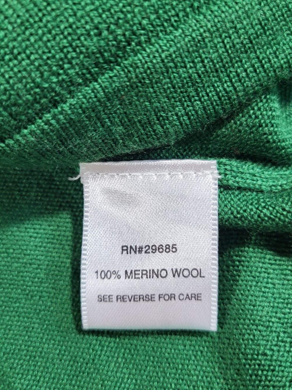 Pendleton 100% Merino Wool Green V-Neck Womens Sweater - Size M - Picture 6 of 9